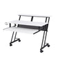 ACME Suitor Computer Desk, White & Black 92902