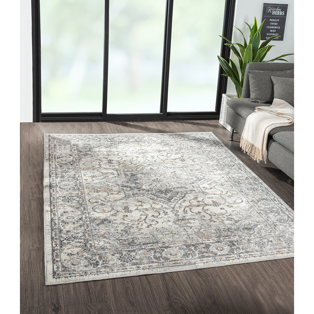 Medallion Woven Area Rug