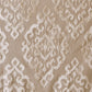 Knitted Jacquard Damask Total Blackout Grommet Top Curtain Panel Pair