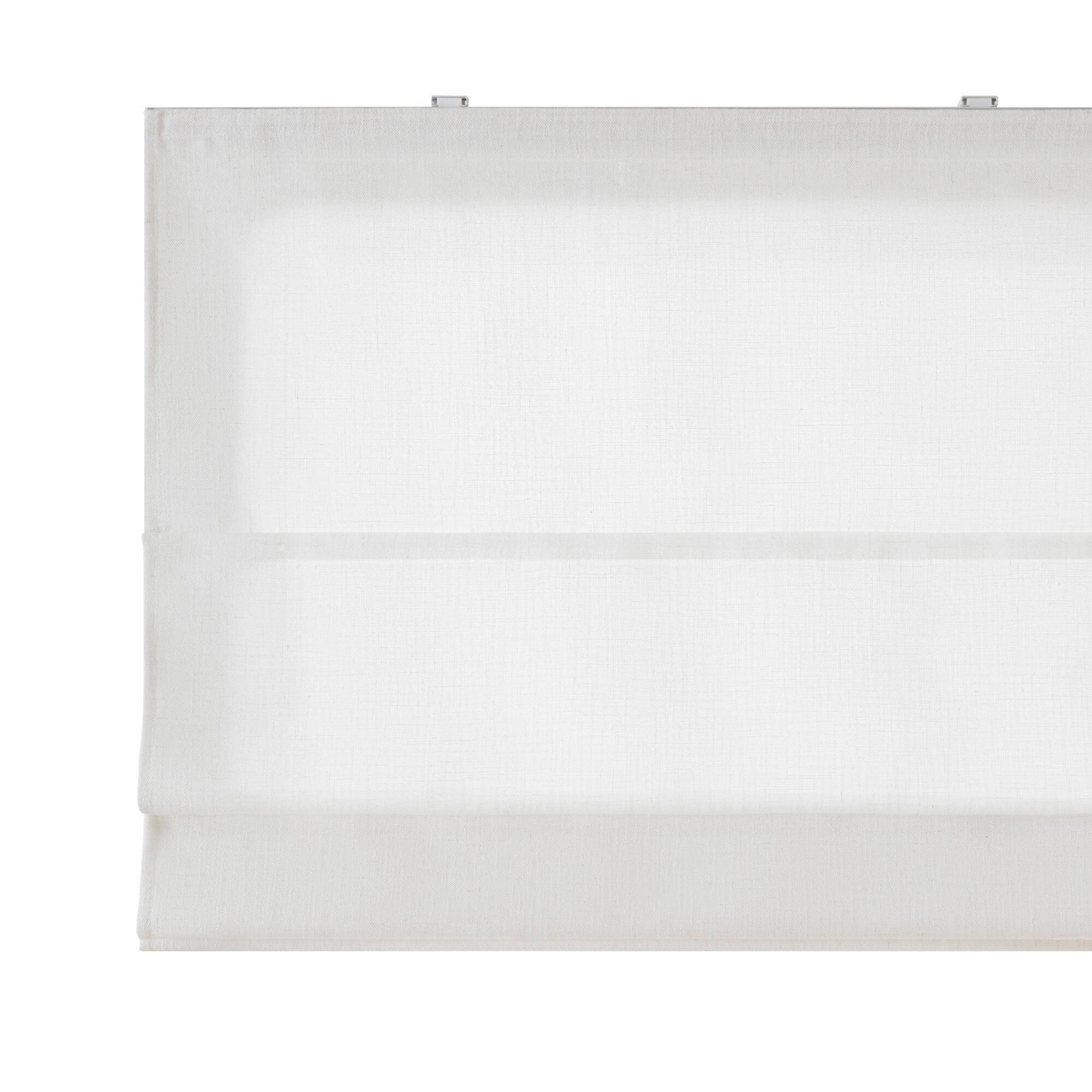 Emery - 64" x 29" Cordless Roman Shade - White