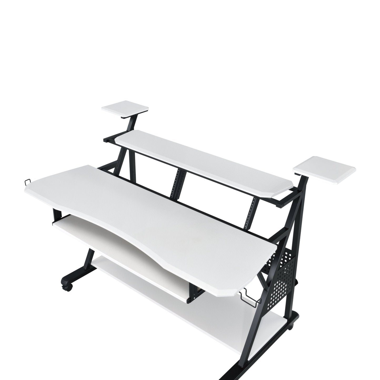 ACME Willow Music Desk, White & Black Finish OF00996