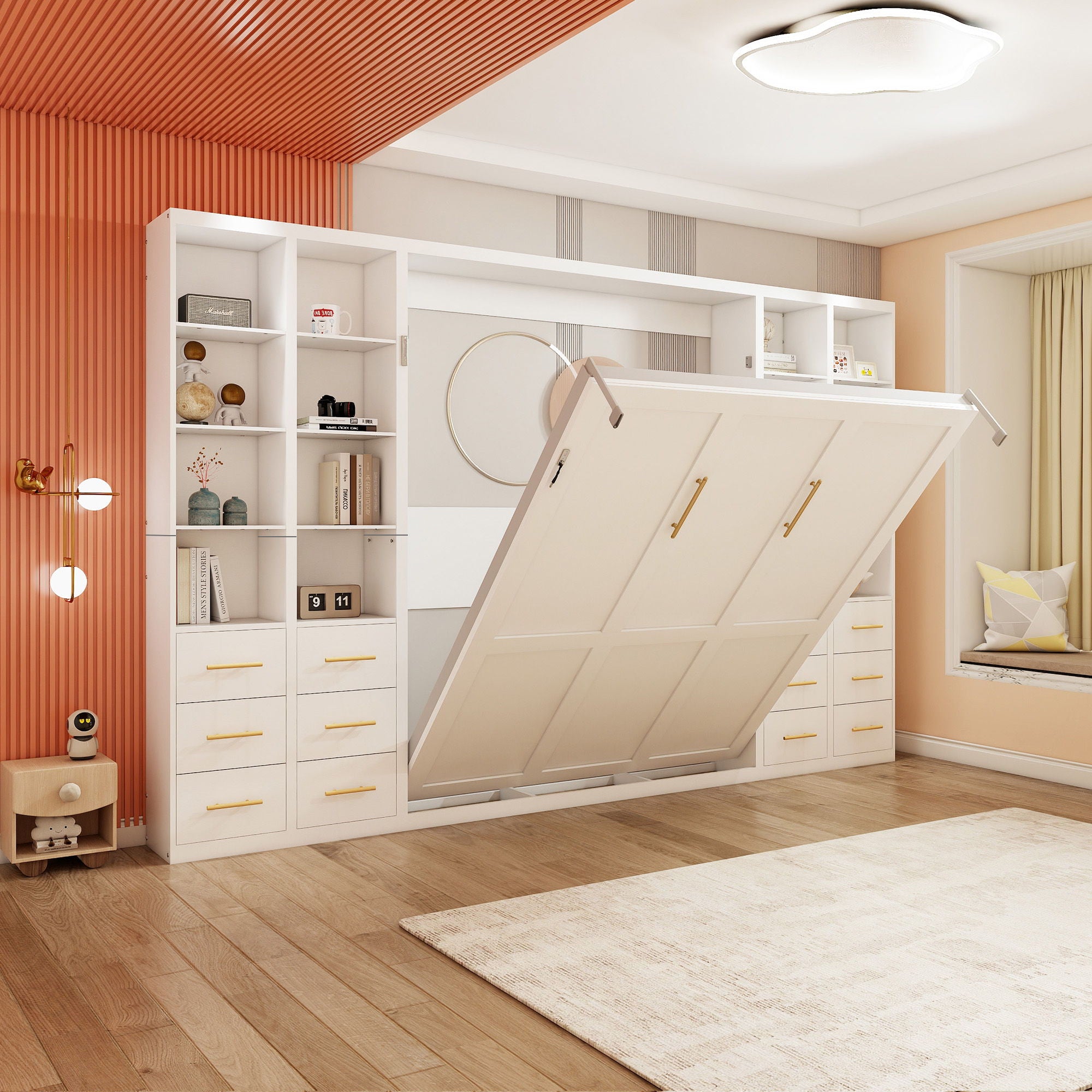 Multifunctional Vertical Murphy Wall Bed