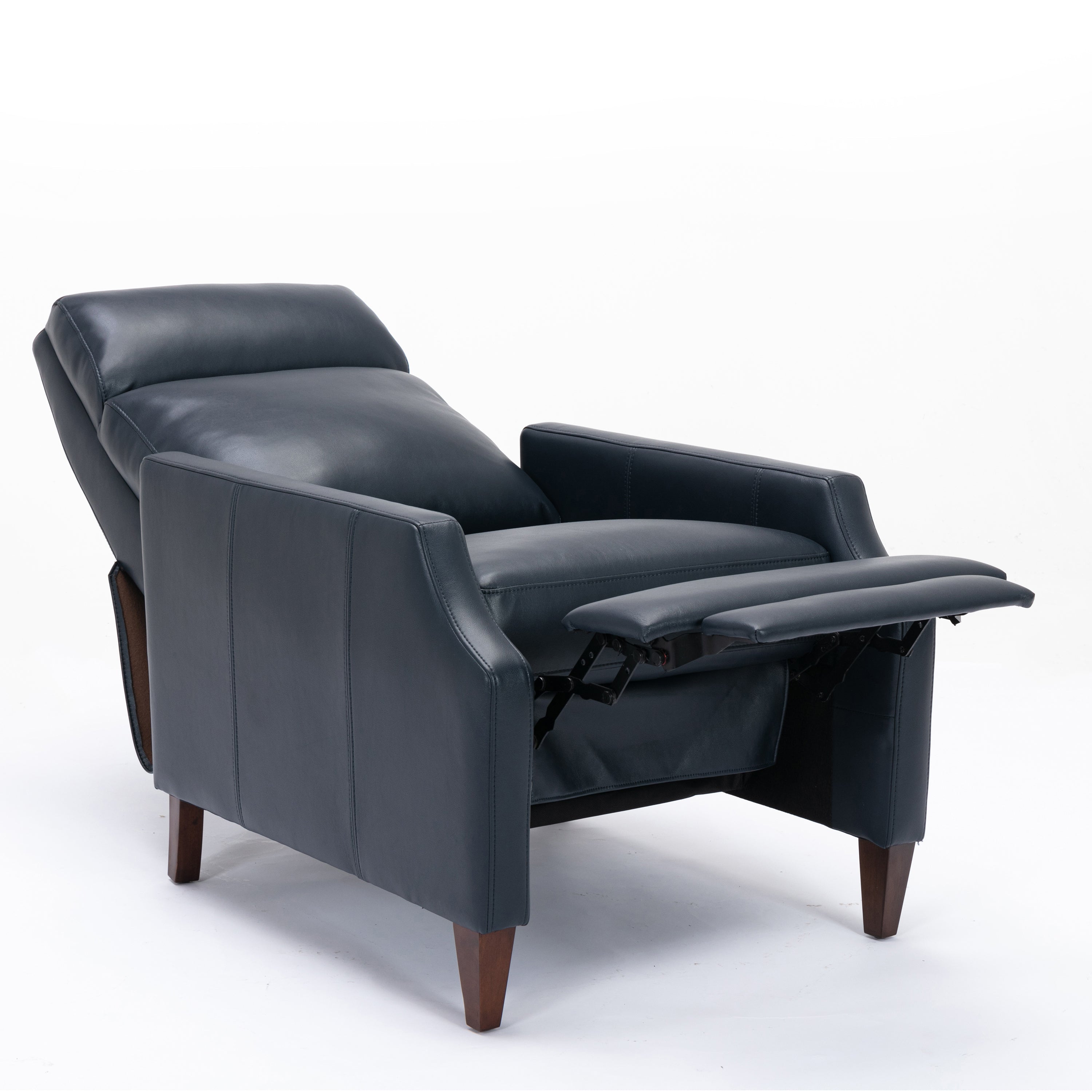 Biscoe Push Back Recliner - Midnight Blue