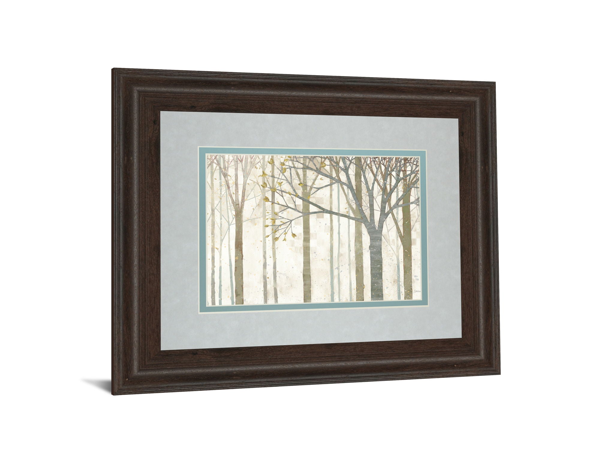 In Springtime No Border By Katherine Lowell - Framed Print Wall Art - Beige