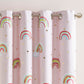Rainbow with Metallic Printed Total Blackout Curtain Panel