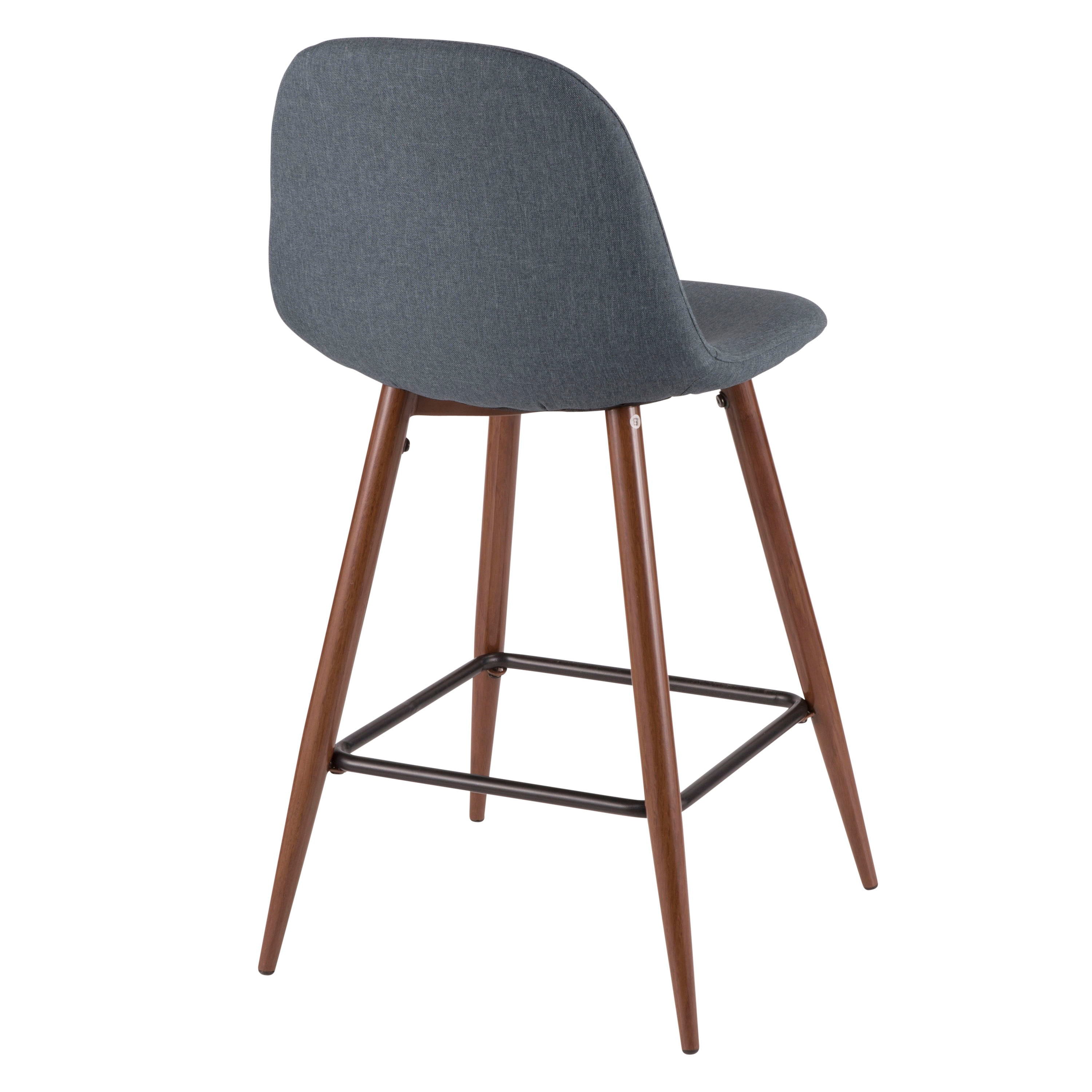 Pebble - Mid Century Modern Counter Stool (Set of 2)