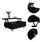 Tilton Rectangle Lift Top  Coffee Table Black Wengue