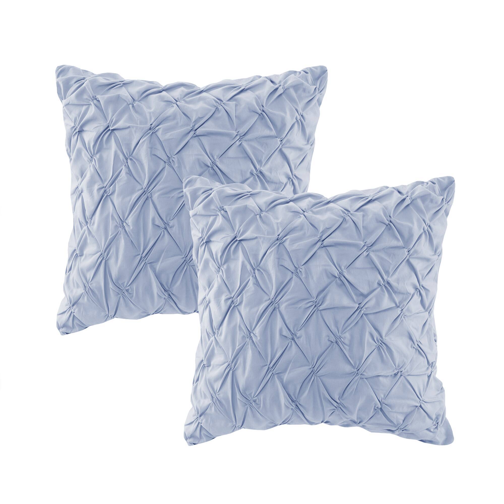 Cassandra - California King 8 Piece Printed Comforter Set - Blue
