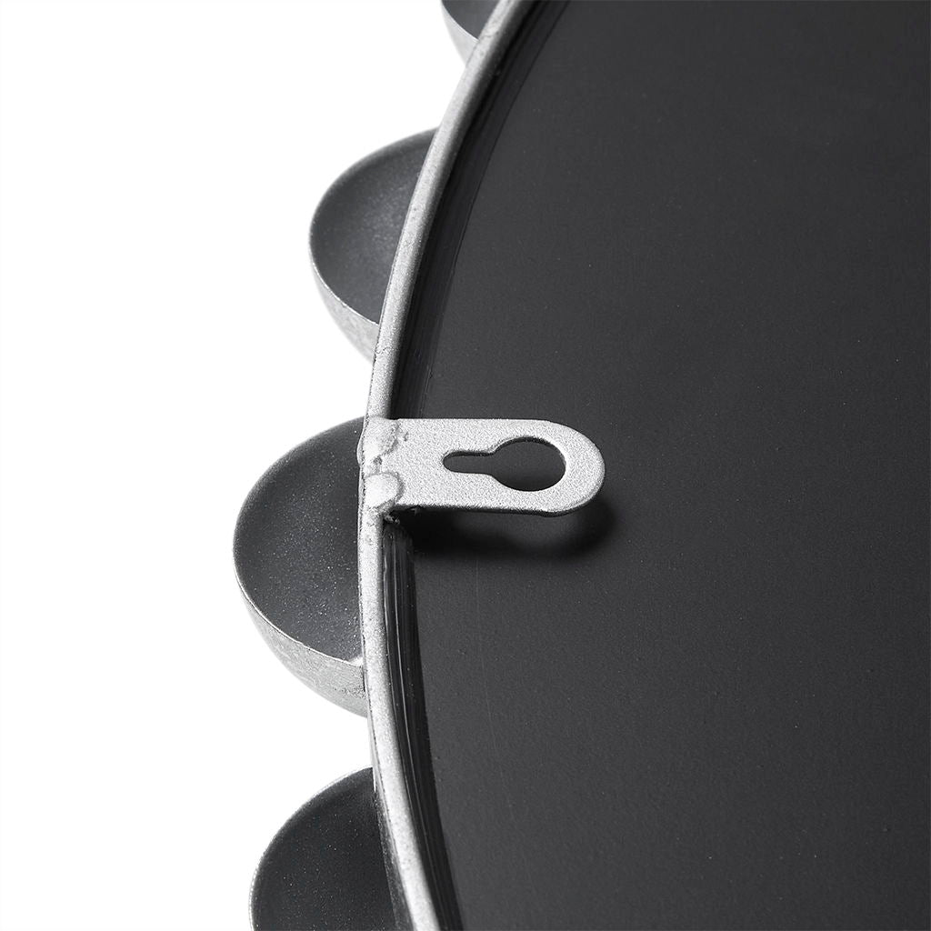 Marlowe - 36" Round Wall Decor Mirror - Silver