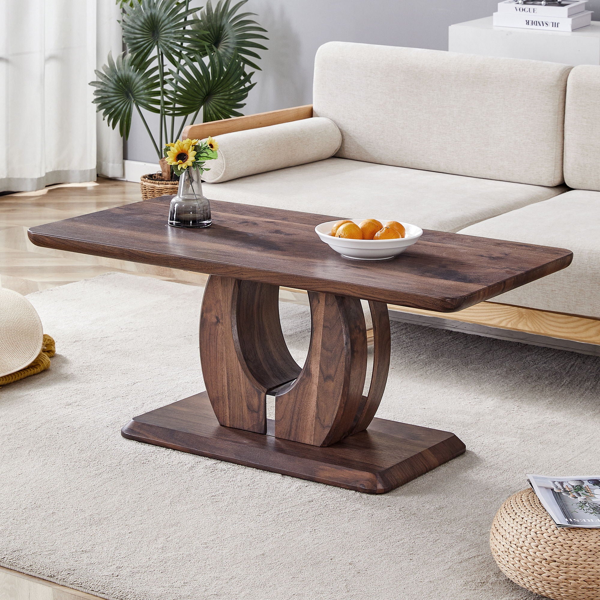 Modern, Minimalist Rectangular Coffee Table