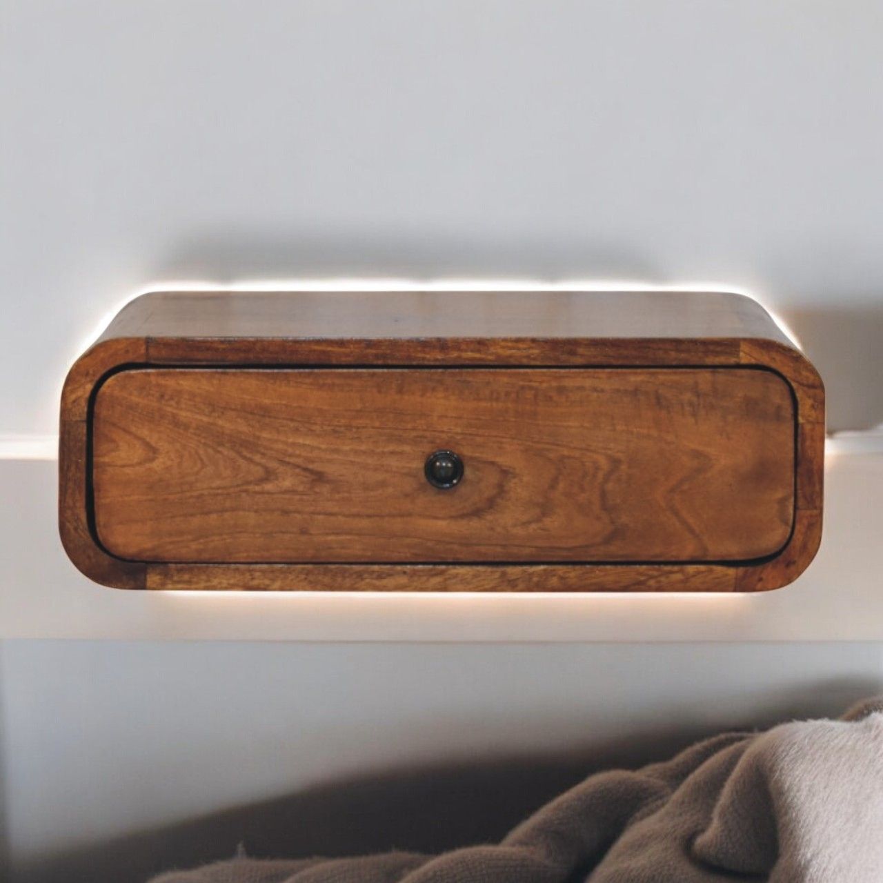 Avora - Wall Mounted 1 Drawer Nightstand