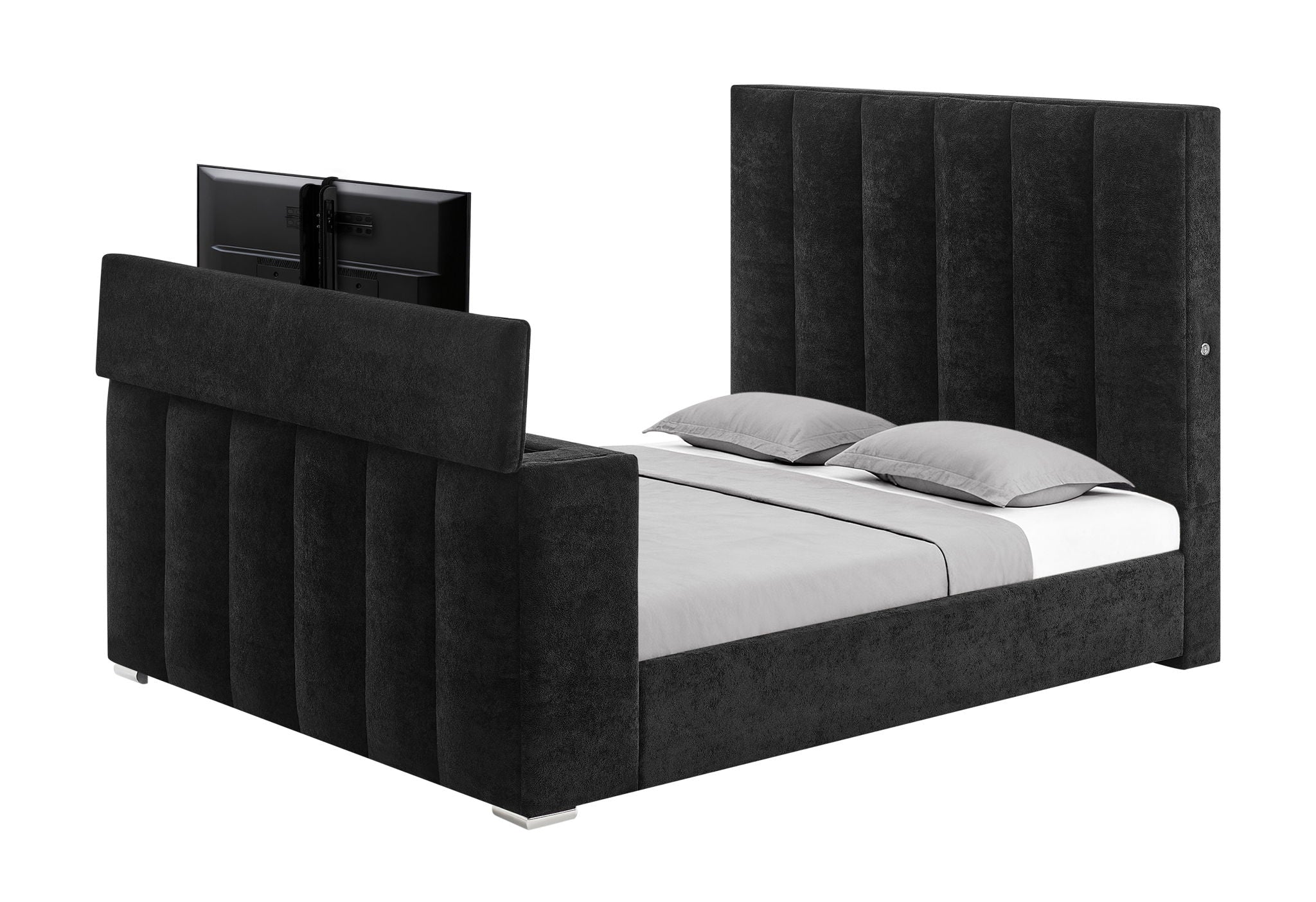 Serenity - King Bed Side Rails - Onyx