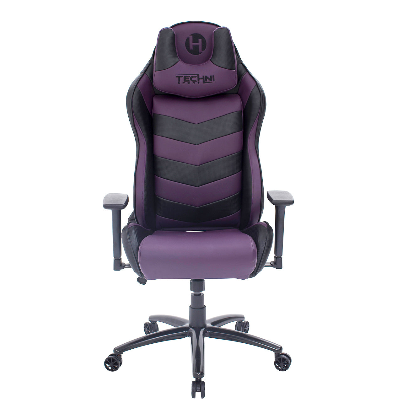 Techni Sport TS-61 Ergonomic High Back Racer Style Video Gaming Chair, Purple/Black