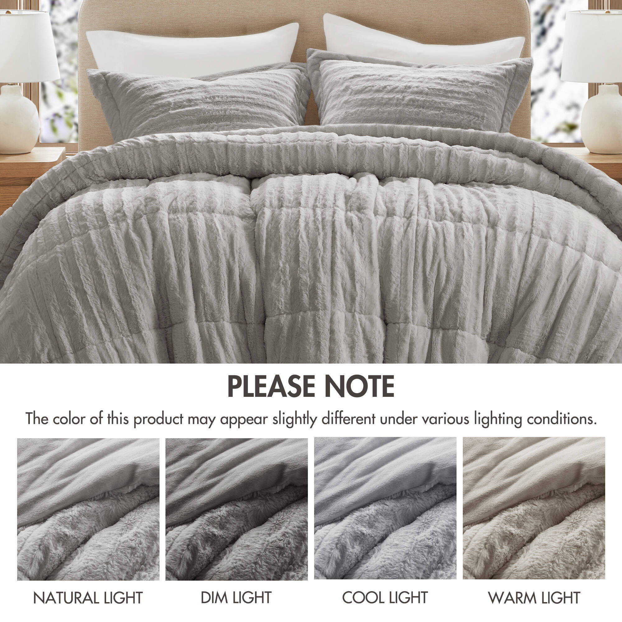 Duke - Comforter Mini Set - Gray