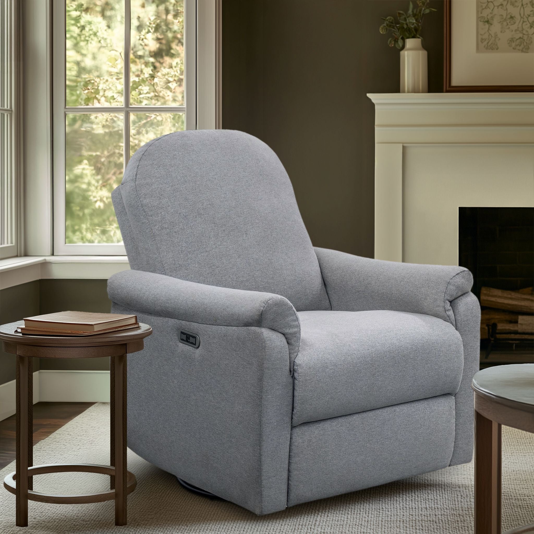 Elio - Power Recliner - Light Gray