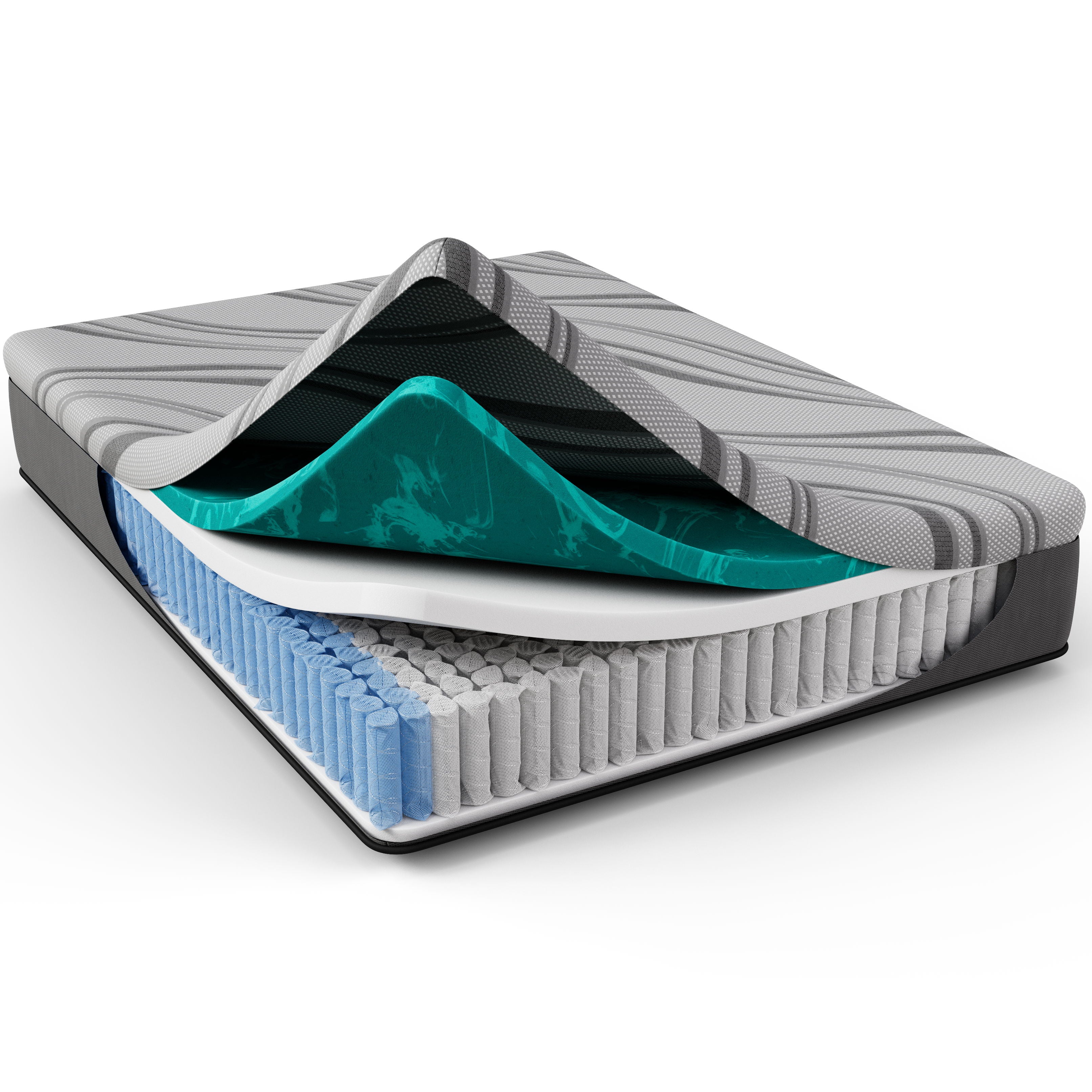 Bib Nl - 12" Pro Gel Hybrid Medium Mattress