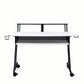 ACME Suitor Computer Desk, White & Black 92902