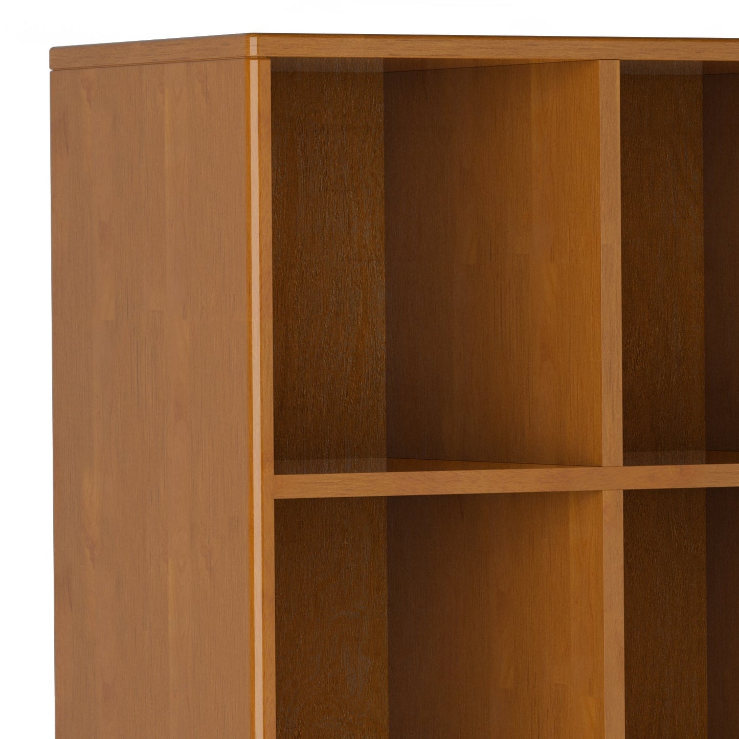 Harper - Cube Storage with Drawers - Teak Brown