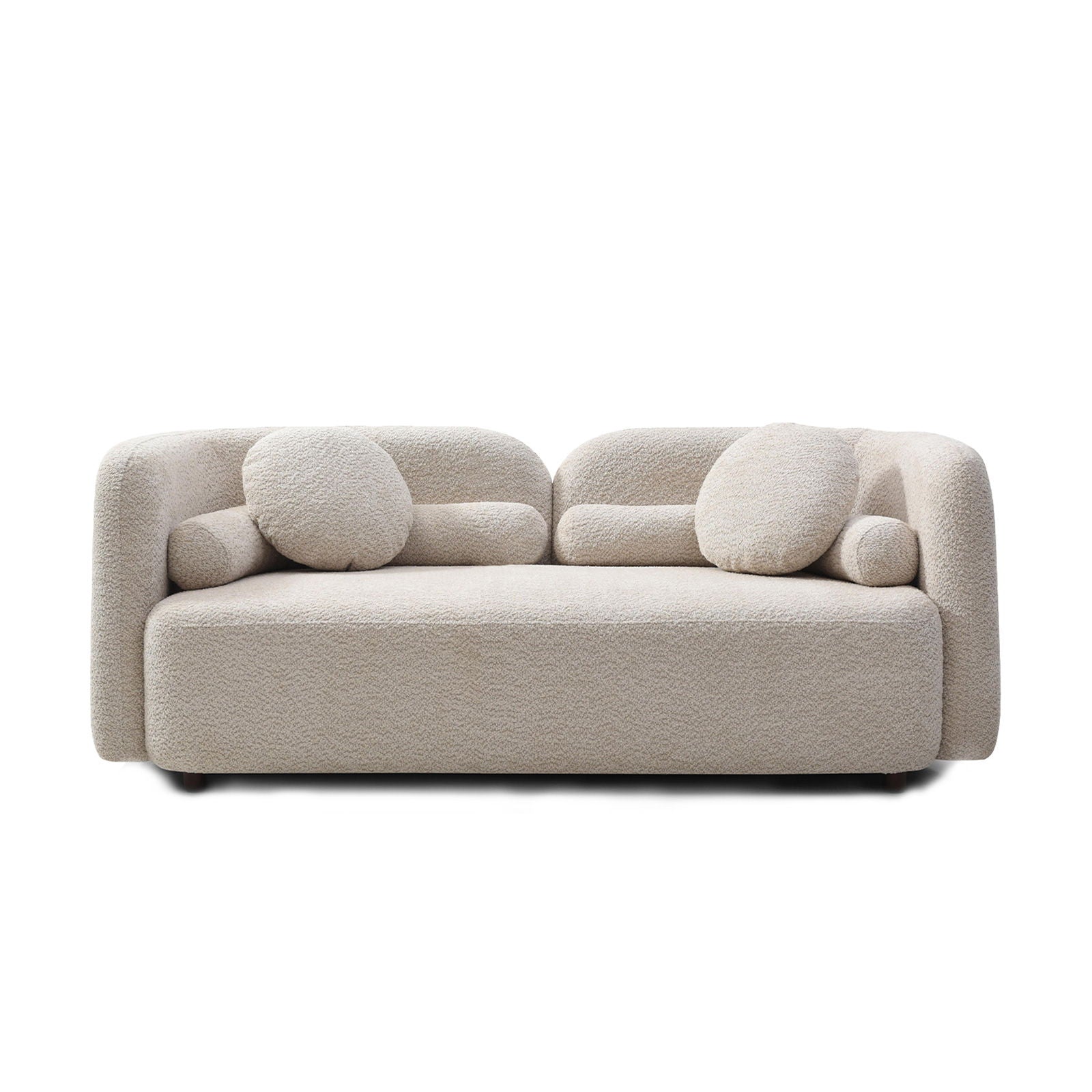 2 Seater Sofa Couch For Living Room - Light Beige