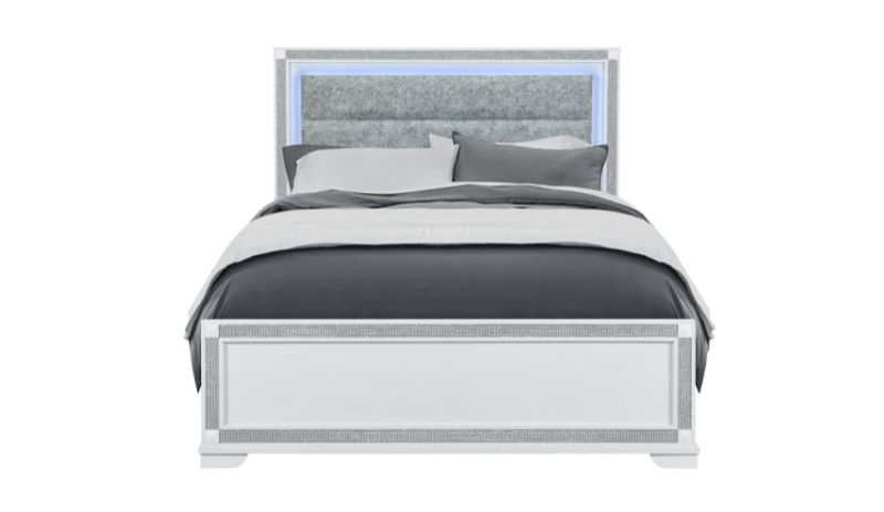 Soleil - Queen Bed / King Bed Side Rails - White