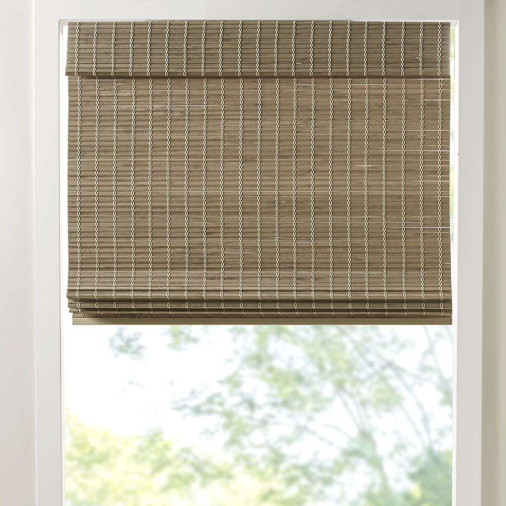 Eastfield - 27" Light Filtering Roman Shade - Natural Ash