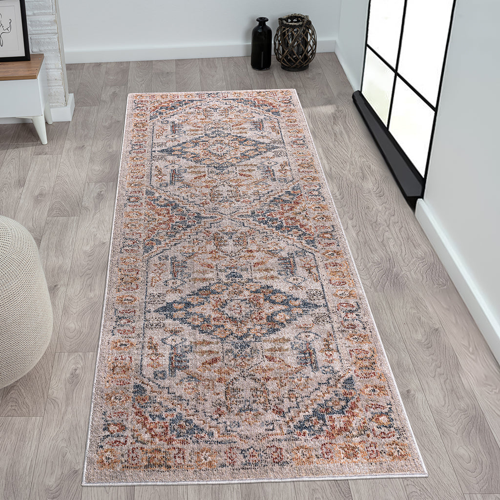 Vintage Medallion Woven Area Rug