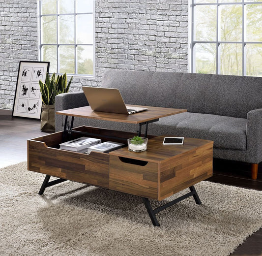 ACME Throm Coffee Table w/Lift Top, Walnut 83145