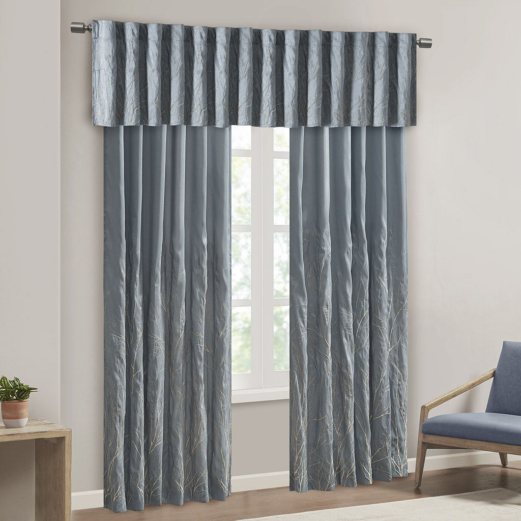 Andora - 95" Window Curtain - Blue