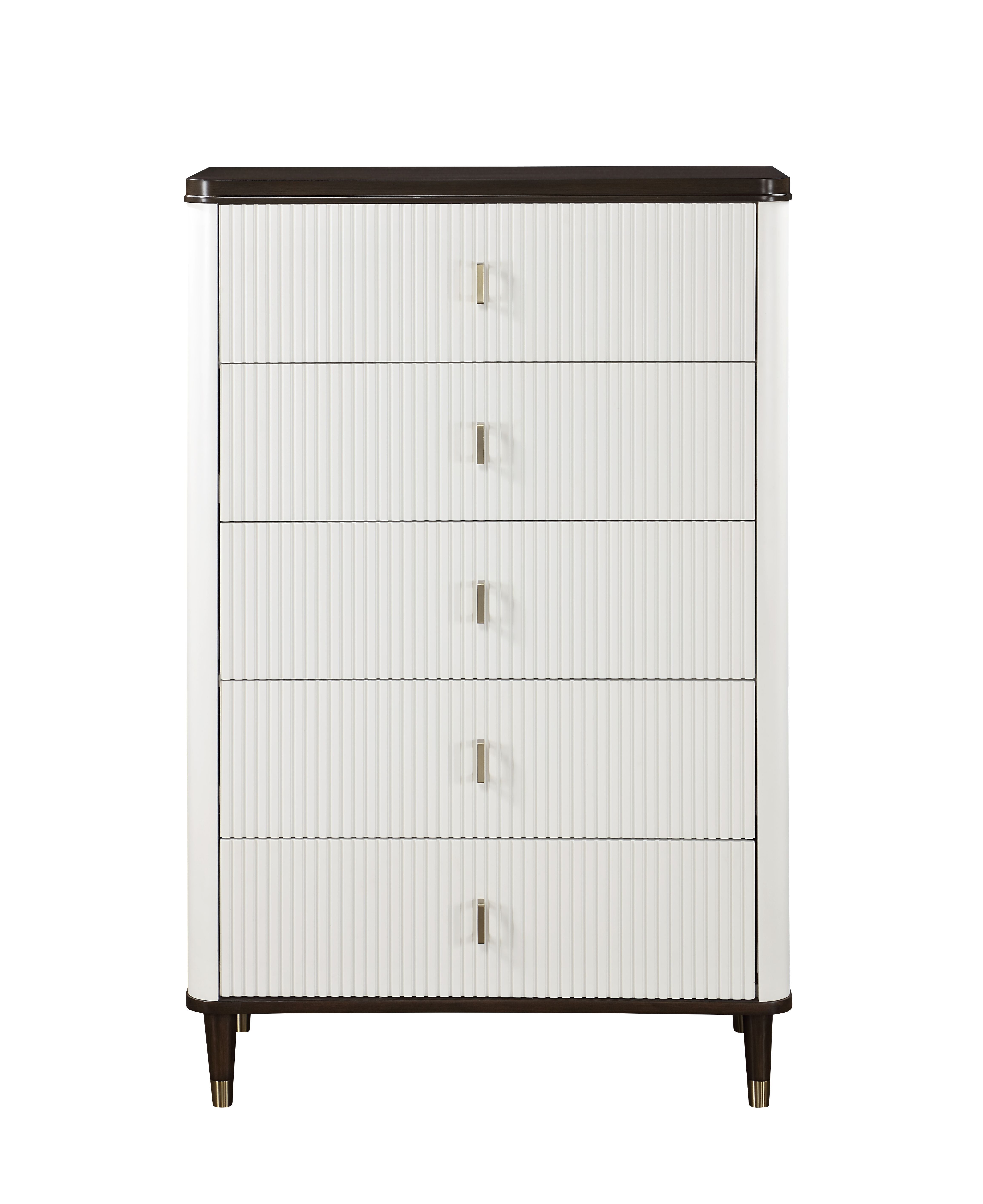 Carena - Chest - White / Walnut