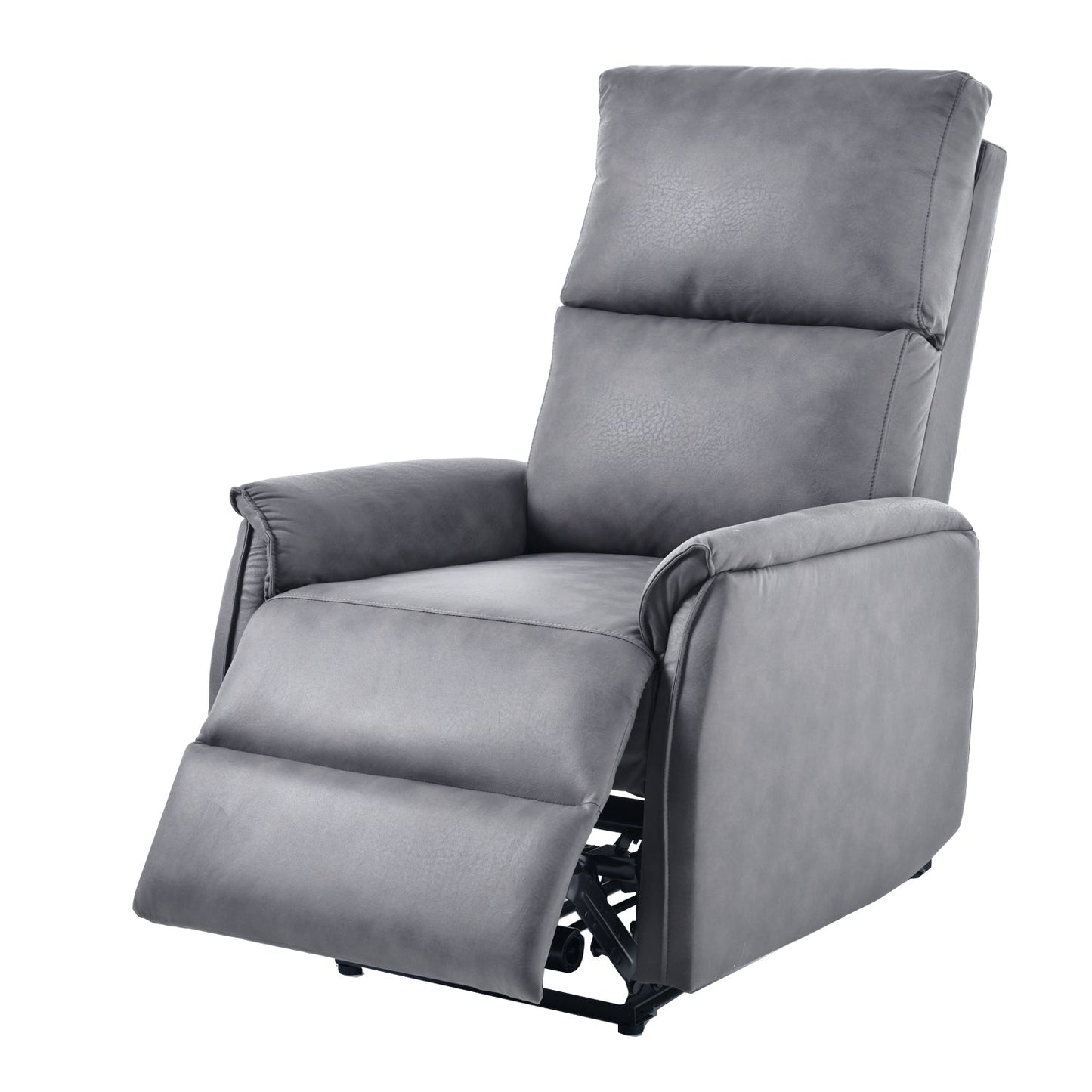 Electric Power Recliner Chair, Reclining Chair for Bedroom Living Room,Small Recliners Home Theater Seating, with USB Ports,Recliner for small space,Dark Gray