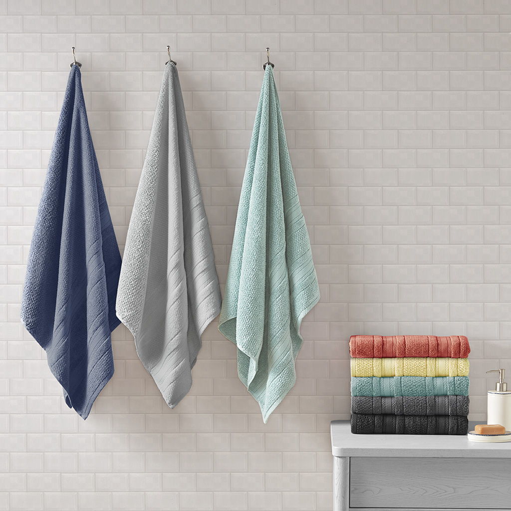 Adrien - 6 Piece Towel Set - Coral