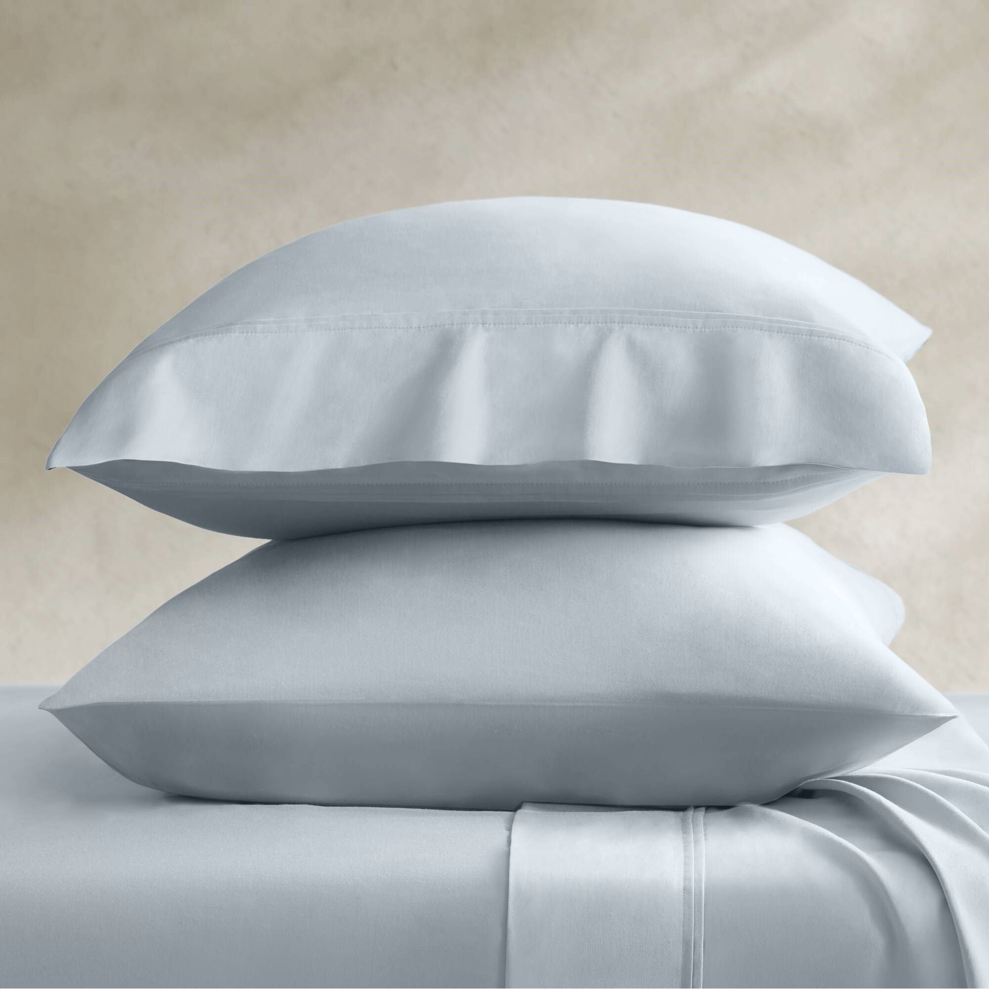 Standard Sateen Pillowcase Set - Blue