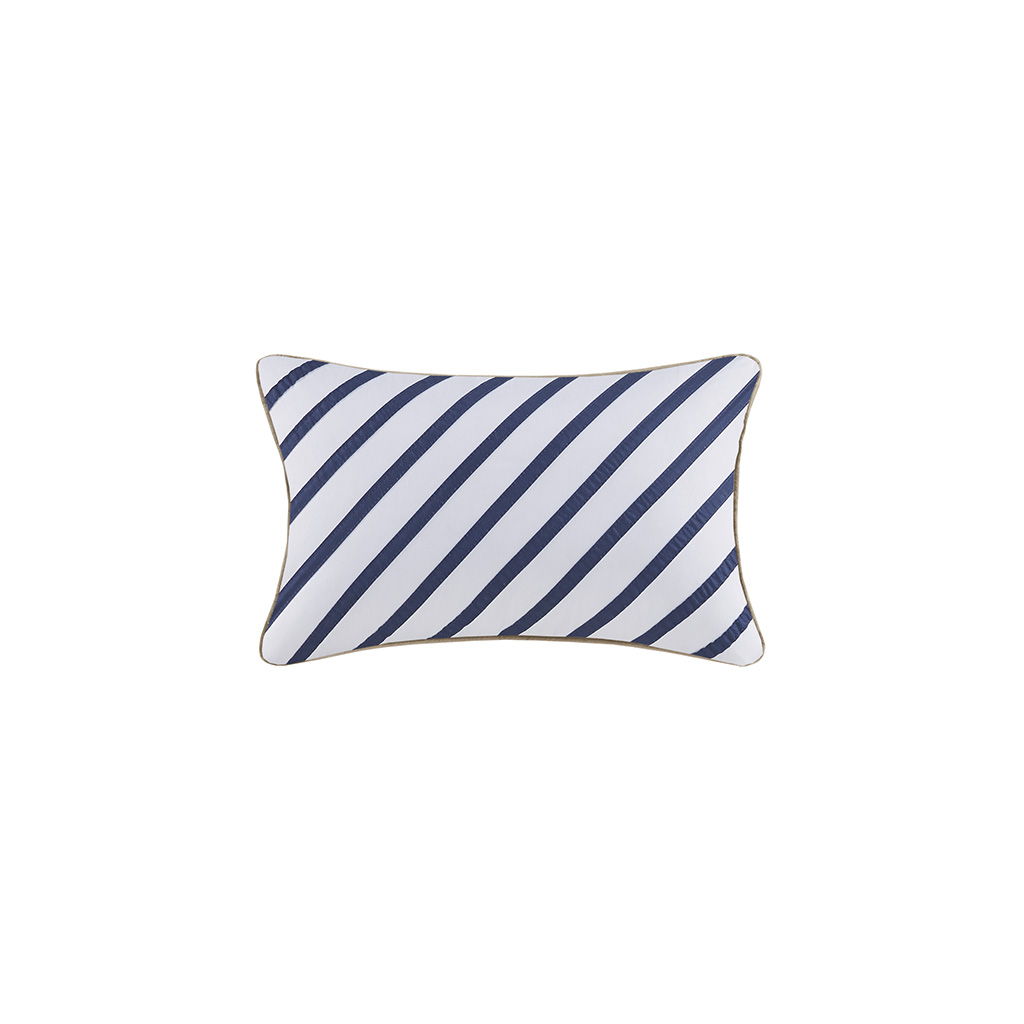 Ashton - Duvet Cover Set - Khaki / Navy