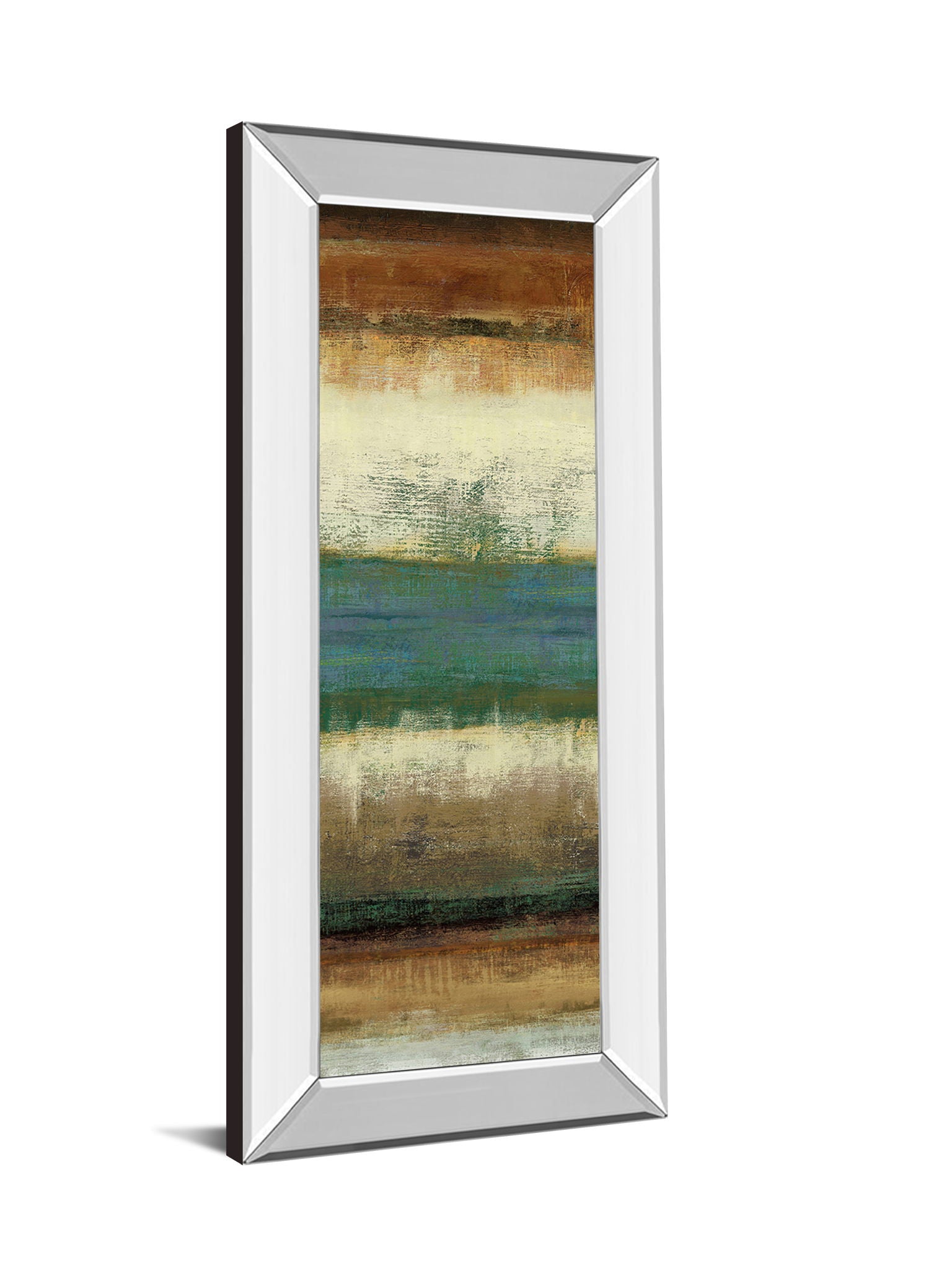 Sky By Allison Pearce - Mirror Framed Print Wall Art - Beige