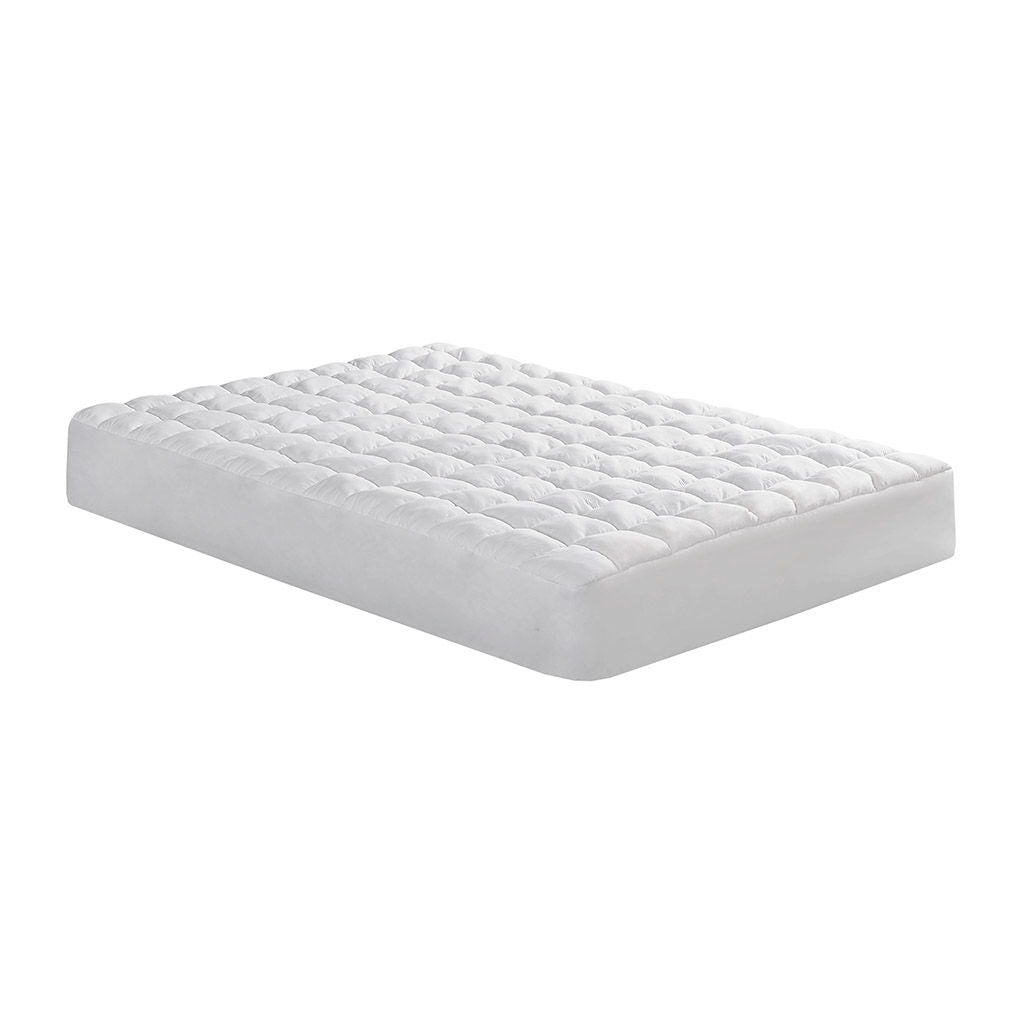 Dream Puff - Overfilled Down Alternative King Mattress Pad - White