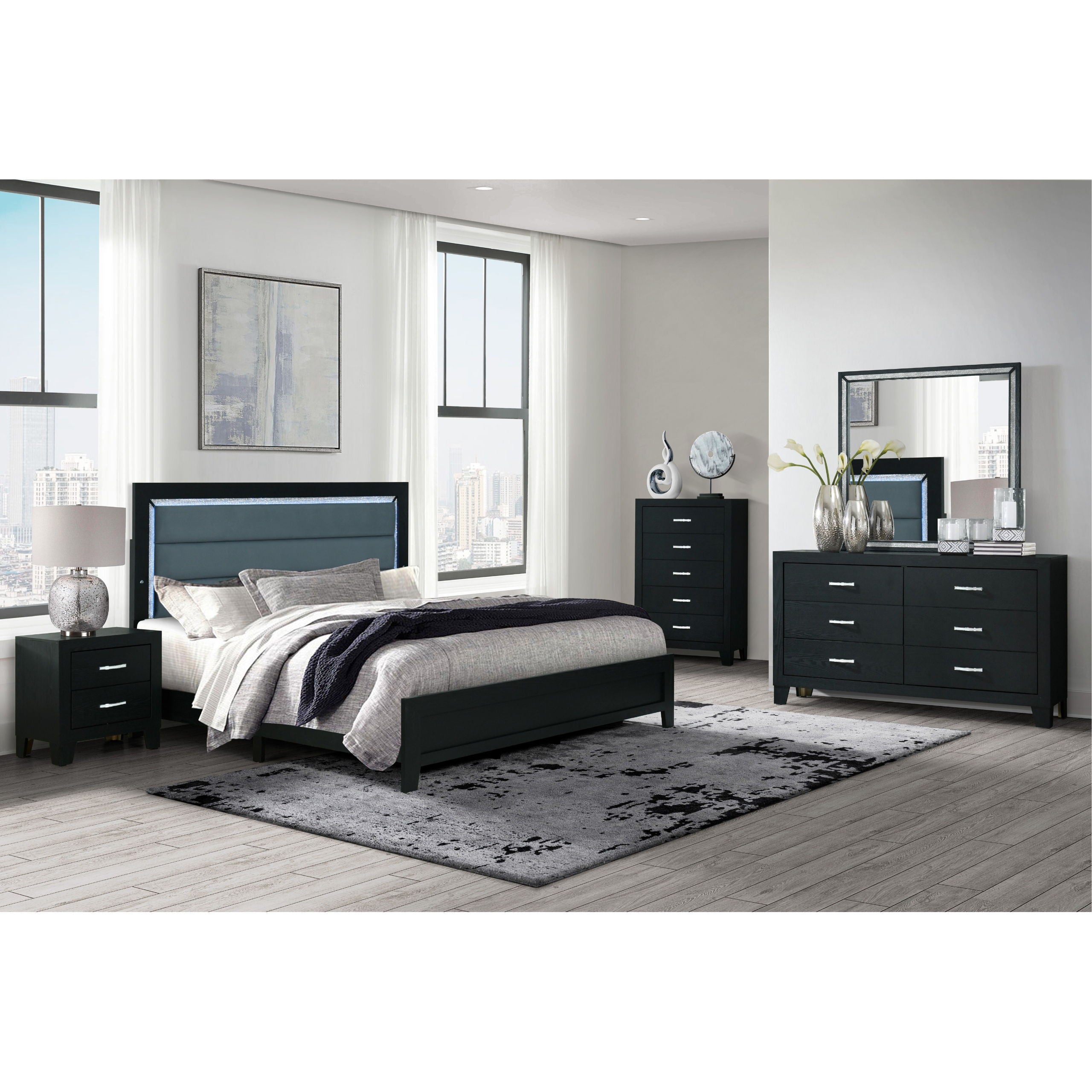 Carlos - Nightstand - Black