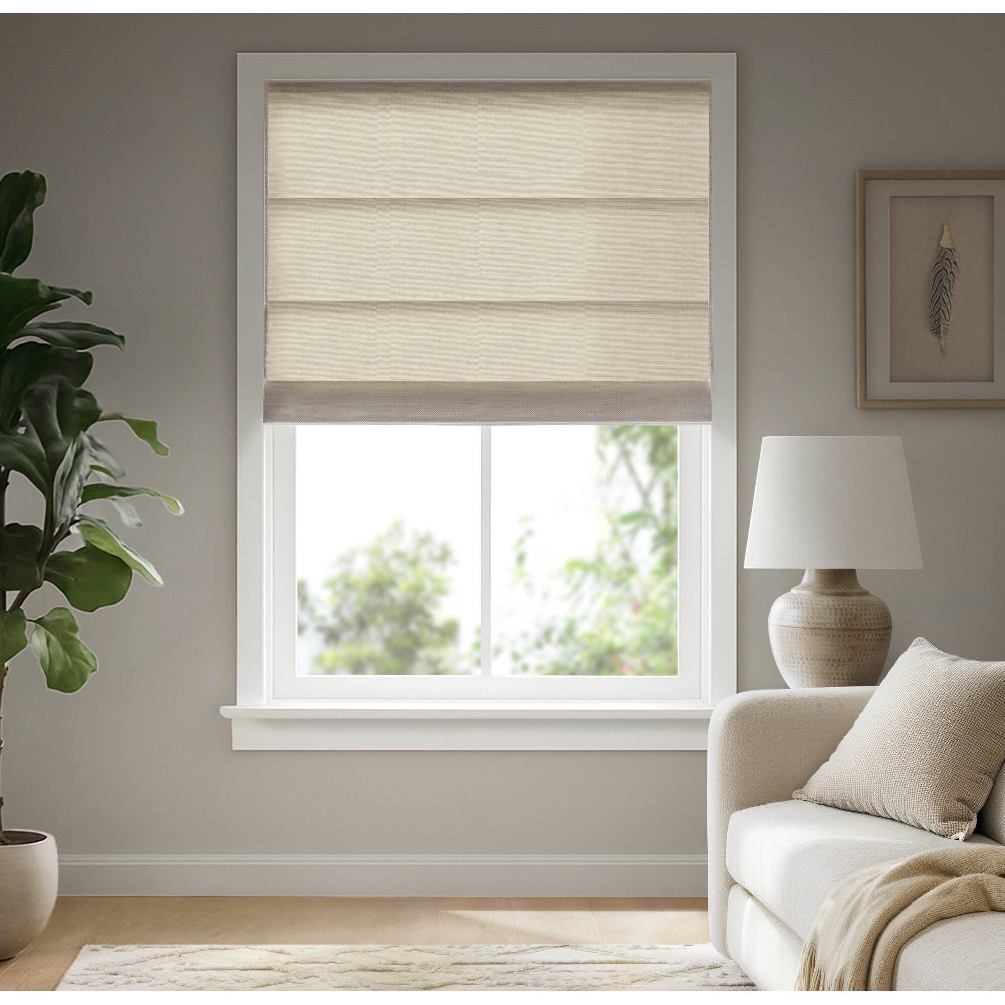 Galen Matte - 33x64" Cordless Roman Blind Galen Matte Fabric - Matte Ivory