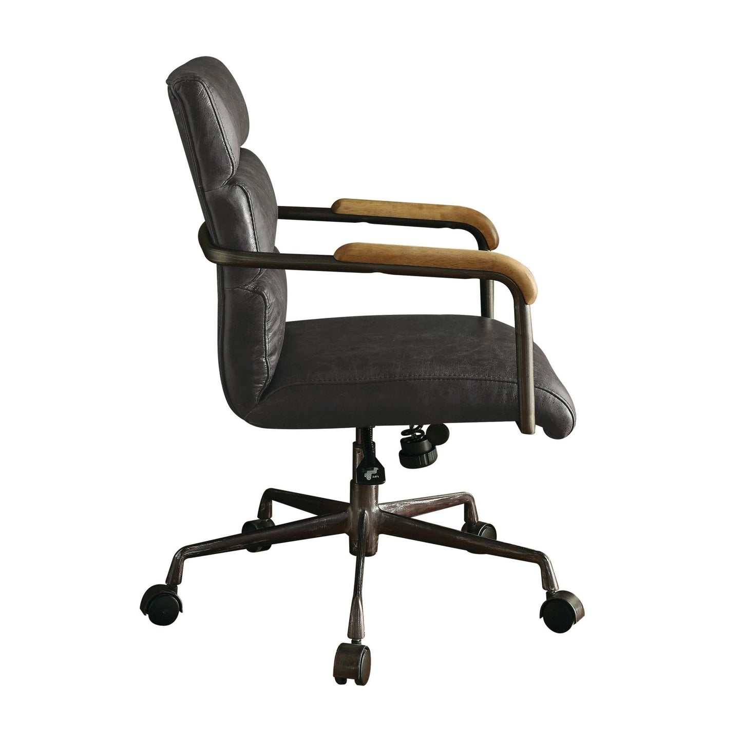 ACME Harith Office Chair in Antique Slate Top Grain Leather 92415