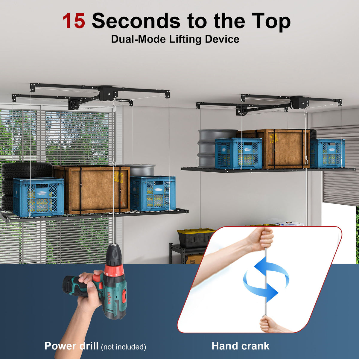 Overhead Garage Storage Rack
