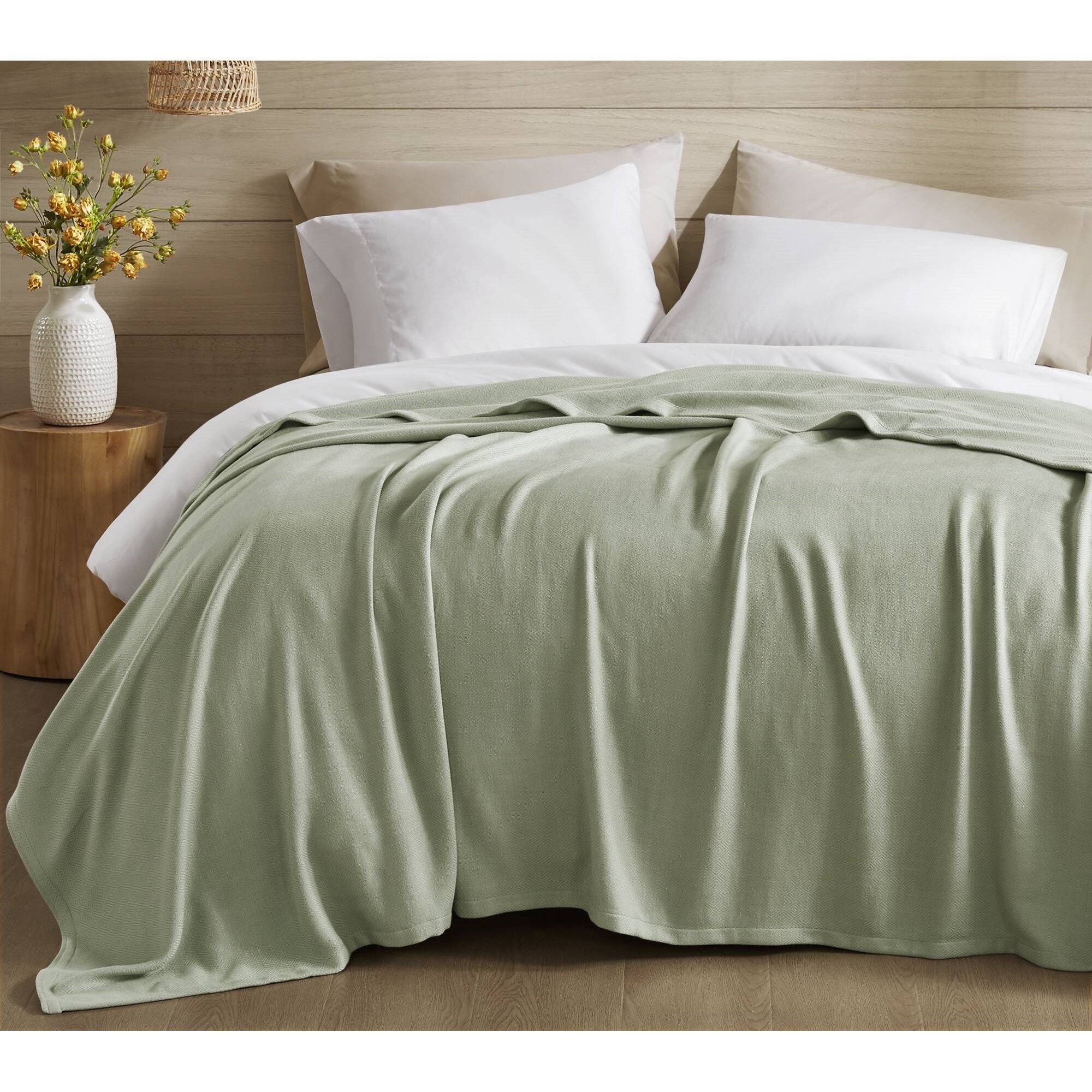 Bamboo Cotton - Twin Rayon From Blanket - Sage Green