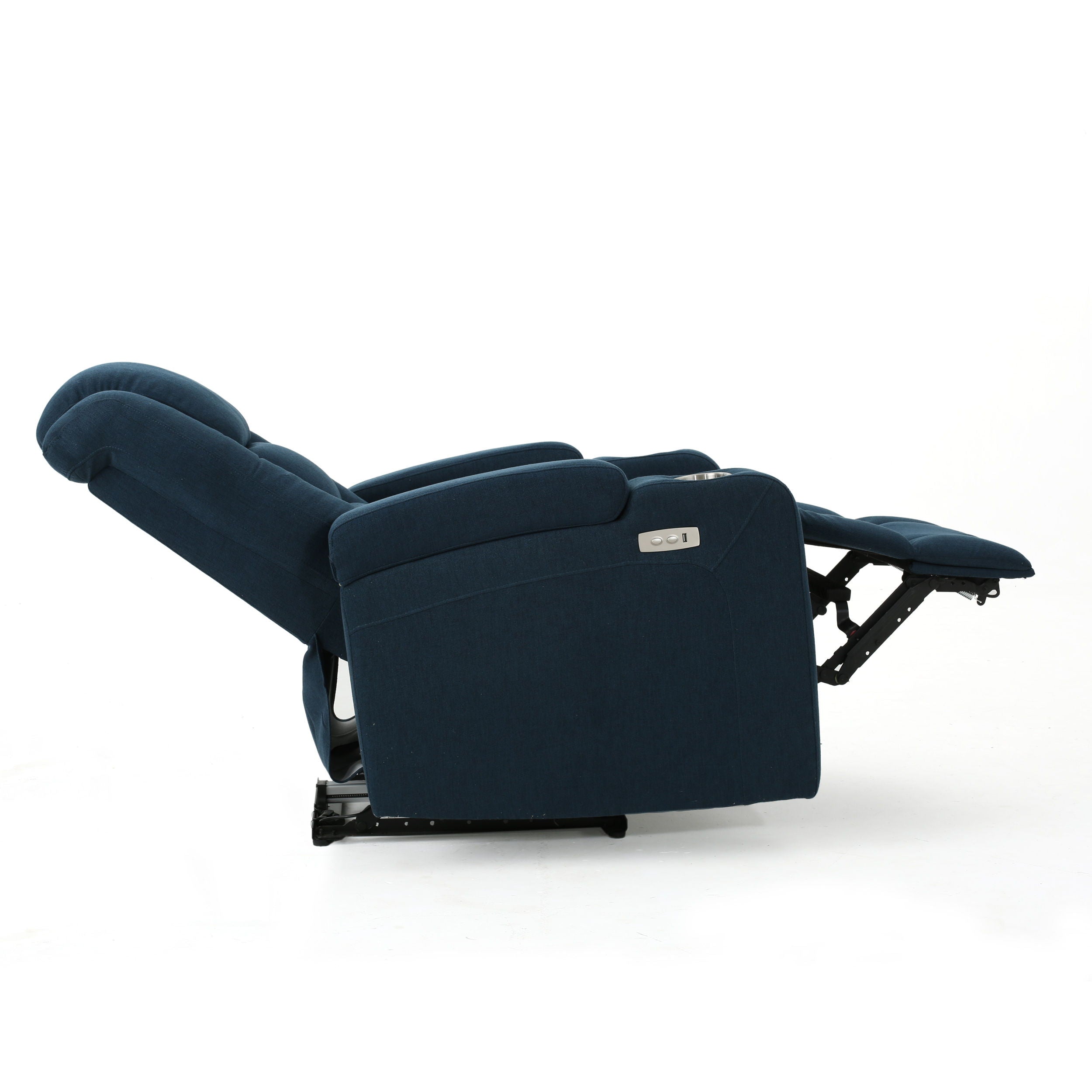 Wide Power Standard Recliner Chair With Arm Storage With USB