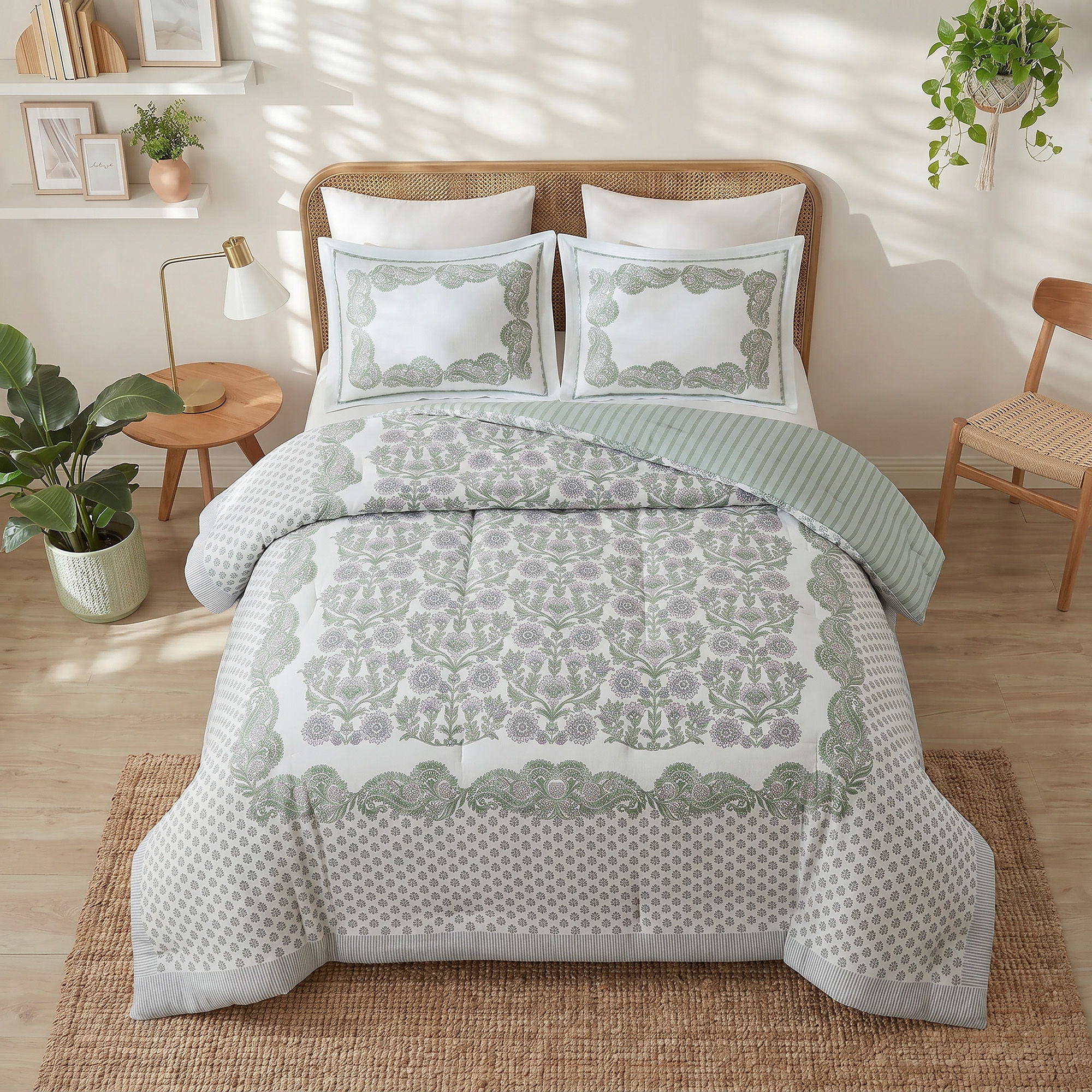 Tilly - King/California King Comforter Set - Green