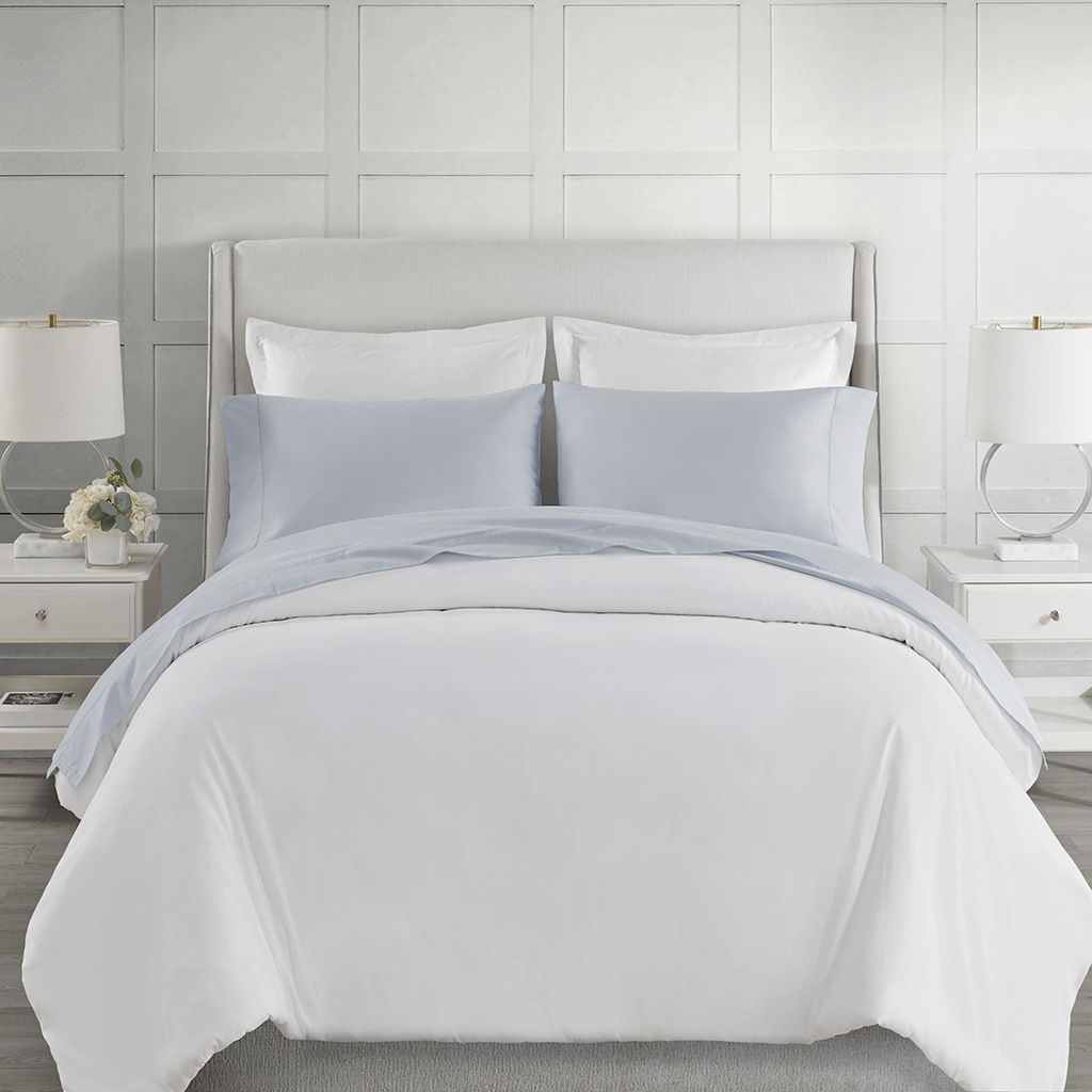 500 Thread Count Egyptian Cotton - Queen Deep Pocket Sheet Set - Gray