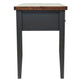 Bridgevine Home Essex 53 inch Writing Desk, No Assembly Required,  Black and Whiskey Finish